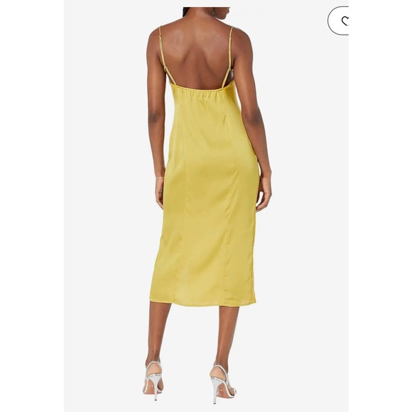 Free People Women's City Cool Midi Slip in Bitter Oil Size Large - Picture 2 of 8